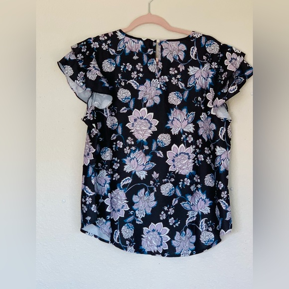 Women size M copper & Ella flared short sleeves summer top blouse - Picture 4 of 8